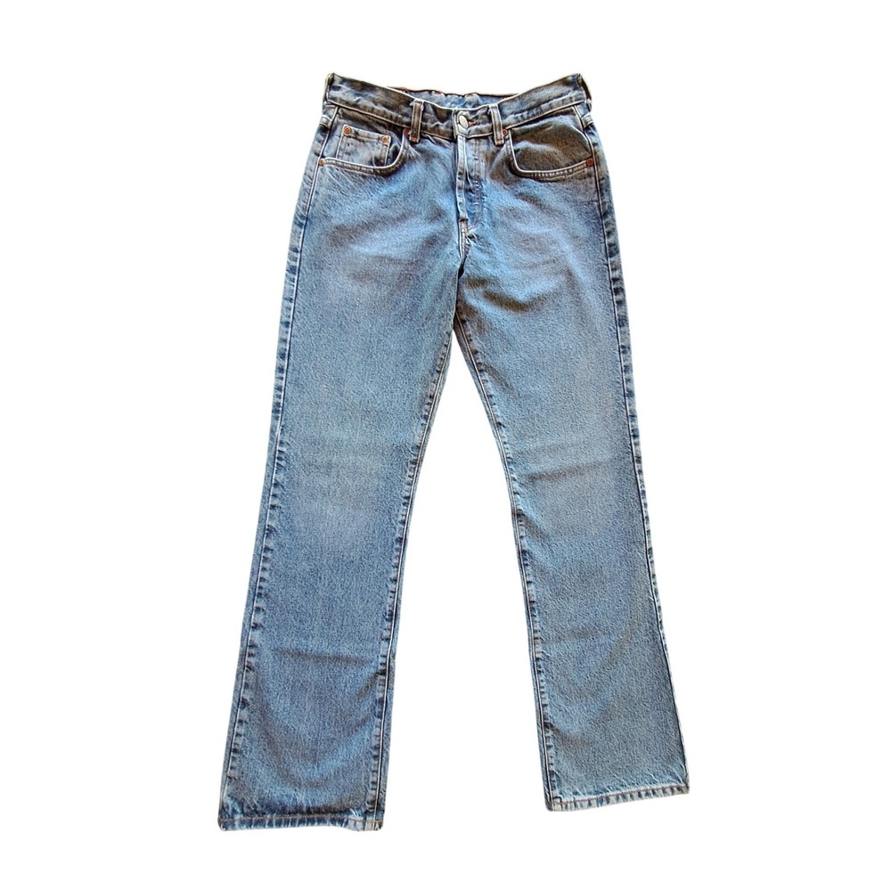 Lucky Brand Dungarees Vintage 90s Straight Leg Jean Medium Wash Made in USA 6/28